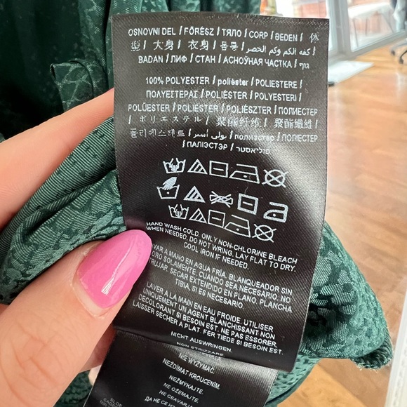 Guess Raeleana Snakeskin Surplice - Picture 8 of 8